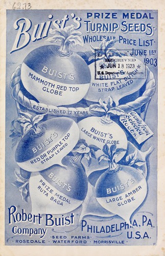 Buist's wholesale price list