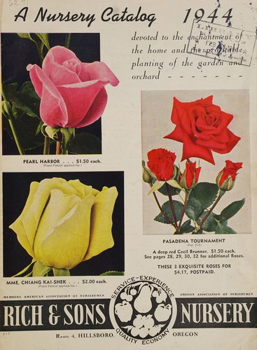 A nursery catalog, 1944