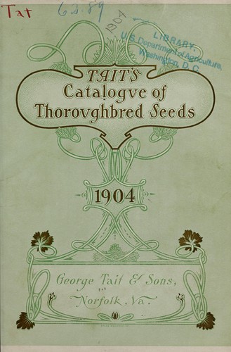 George Tait & Sons' catalogue of field and garden seeds