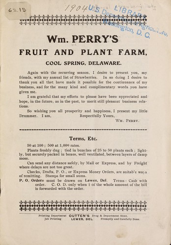 Wm. Perry's fruit and plant farm