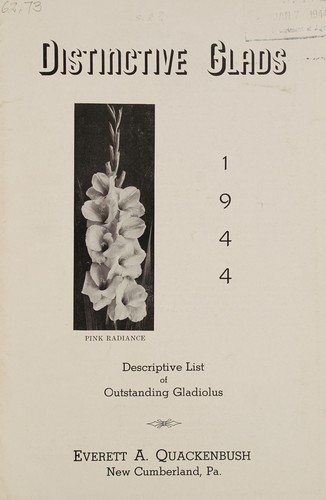 Distinctive glads, 1944