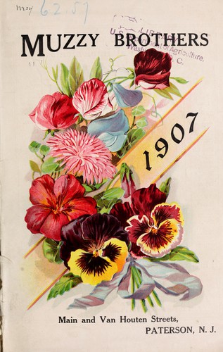 Muzzy Brothers' annual catalogue of seeds