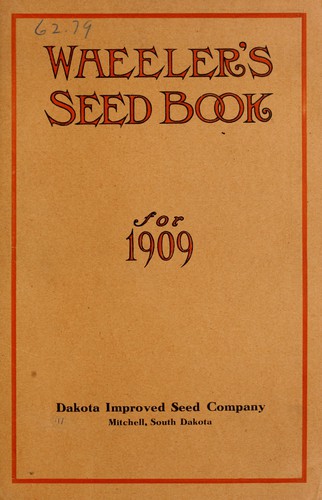 Wheeler's seed book for 1909