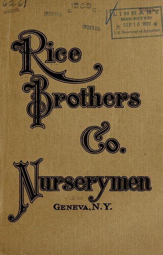General catalogue of fruit and ornamental trees, shrubs, roses and herbaceous plants grown at Geneva, N. Y.