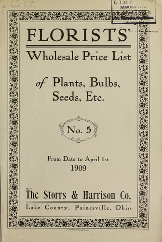 Florists' wholesale price list of plants, bulbs, seeds, etc. no. 5