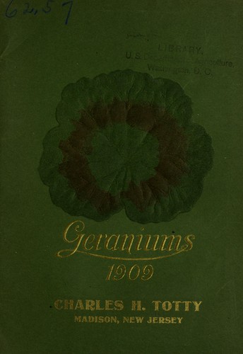 Geraniums 1909