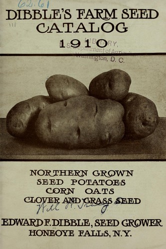 Dibble's farm seed catalog 1910