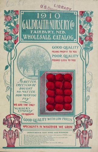 1910 Galbraith Nursery Co. wholesale catalog