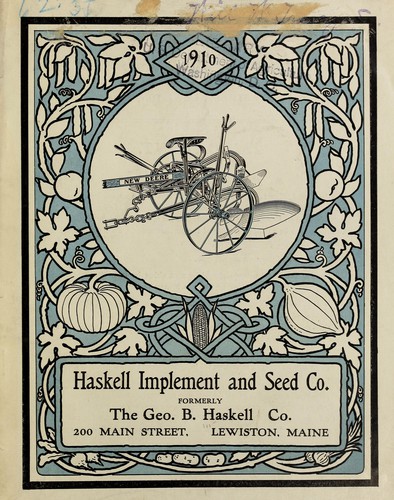 Haskell Implement and Seed Co. 1910 [catalog]