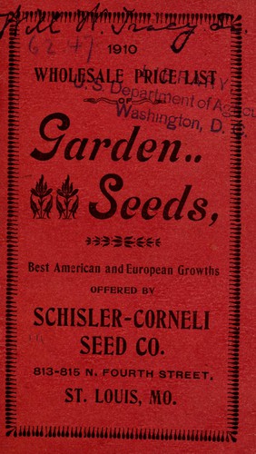 Wholesale price list of garden seeds