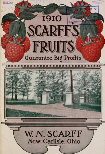 Scarff's fruits 1910 guarantee big profits