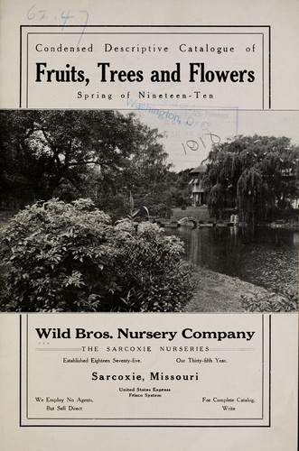 Condensed descriptive catalogue of fruits, trees and flowers