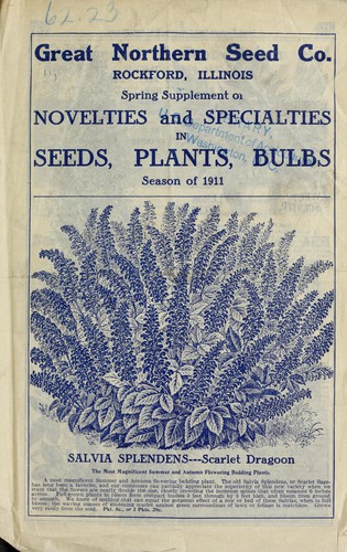 Spring supplement on novelties and specialties in seeds, plants, bulbs