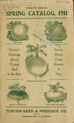 Twelfth annual spring catalog, 1911