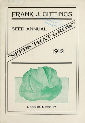 Frank J. Gittings seed annual