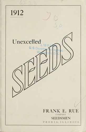 1912 unexcelled seeds