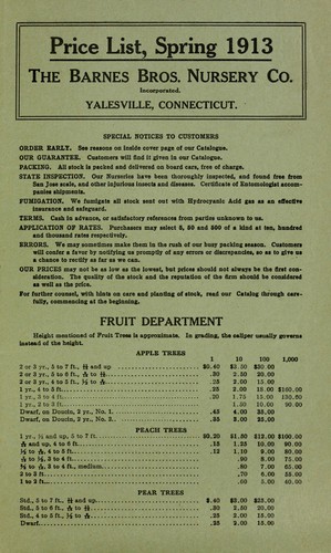 Price list