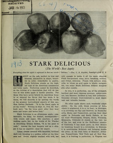 Stark delicious (the world's best apple)