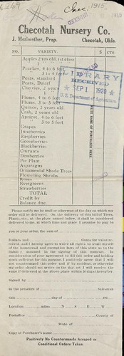 [Price list of] Checotah Nursery Co