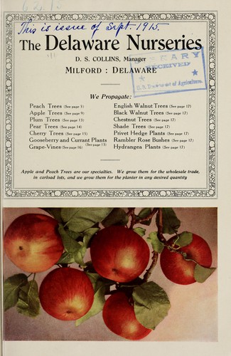 The Delaware Nurseries [catalog]