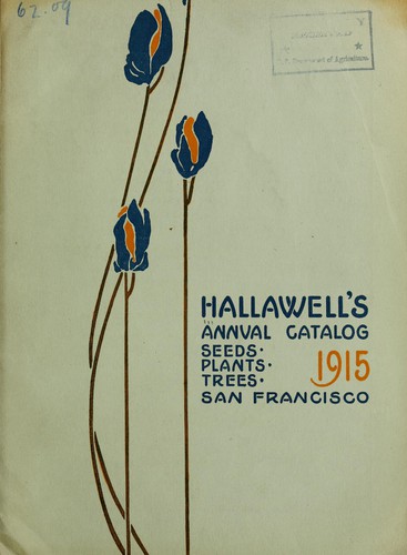 Hallawell's annual catalogue 1915