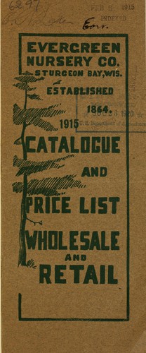 1915 catalogue and price list