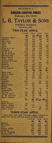 Bargain counter prices