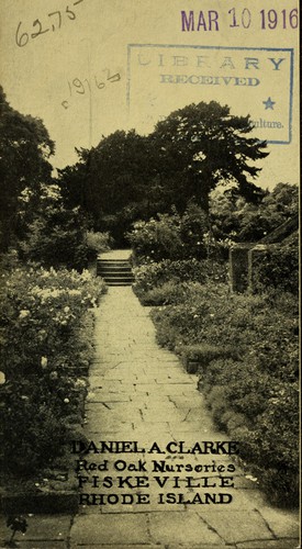 Clarke's wholesale price-list of trees, shrubs, vines and herbaceous perennials