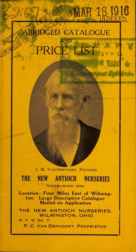 Abridged catalogue and price list