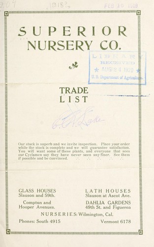 Trade list