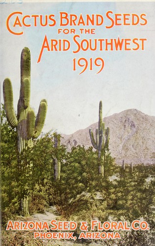 Cactus brand seeds for the arid southwest