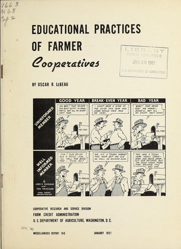 Educational practices of farmer cooperatives