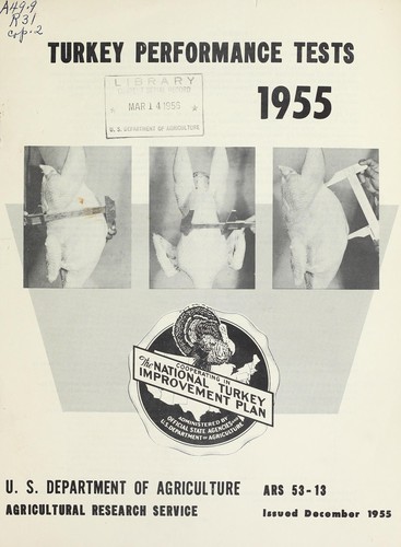 Turkey performance tests 1955