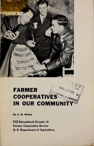 Farmer cooperatives in our community