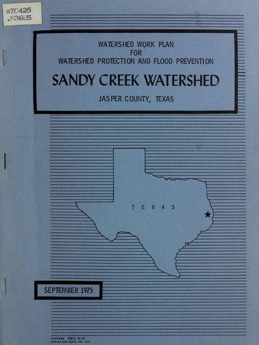 Sandy Creek Watershed, Jasper County, Texas