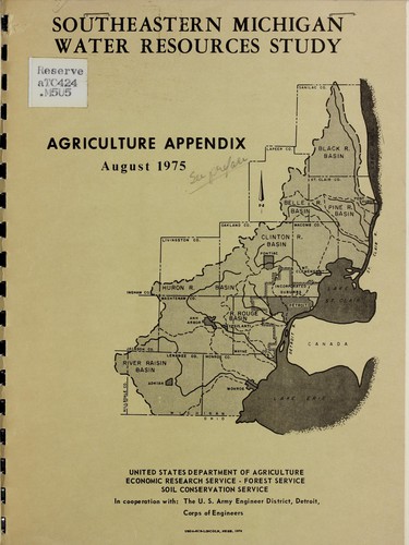 Southeastern Michigan water resources study