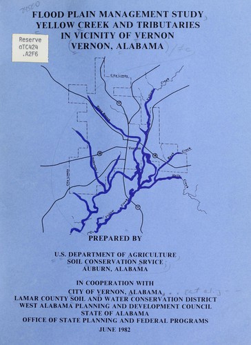 Flood plain management study, Yellow Creek and tributaries in vicinity of Vernon (Vernon, Alabama)