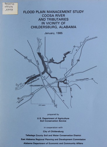 Flood plain management study, Coosa River and tributaries in vicinity of Childersburg, Alabama