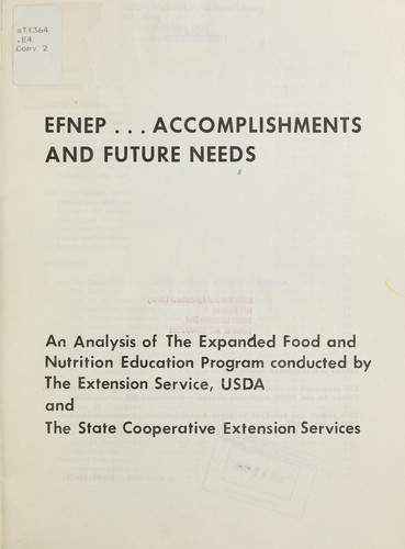 EFNEP--accomplishments and future needs