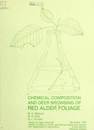 Chemical composition and deer browsing of red alder foliage