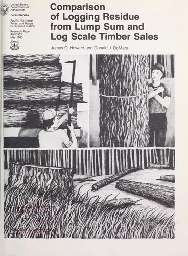 Comparison of logging residue from lump sum and log scale timber sales