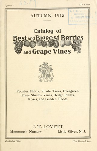 Catalog of best and biggest berries plants and grape vines peonies, phlox and shade trees, evergreen trees, shrubs, vines, hedge plants, roses and garden roots