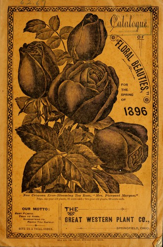 Catalogue of floral beauties, for the spring of 1896