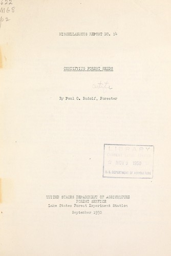 Certifying forest seeds