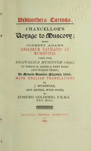 Chancellor's voyage to Muscovy