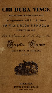 Chi dura vince