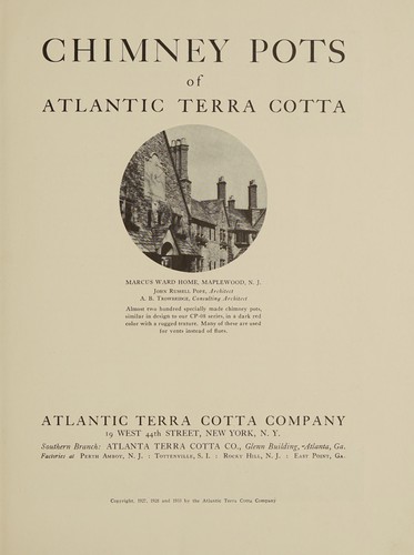 Chimney pots of Atlantic terra cotta