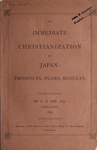 The immediate Christianization of Japan