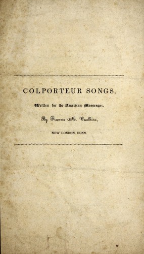 Colporteur songs