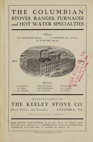The Columbian stoves, ranges, furnaces and hot water specialties